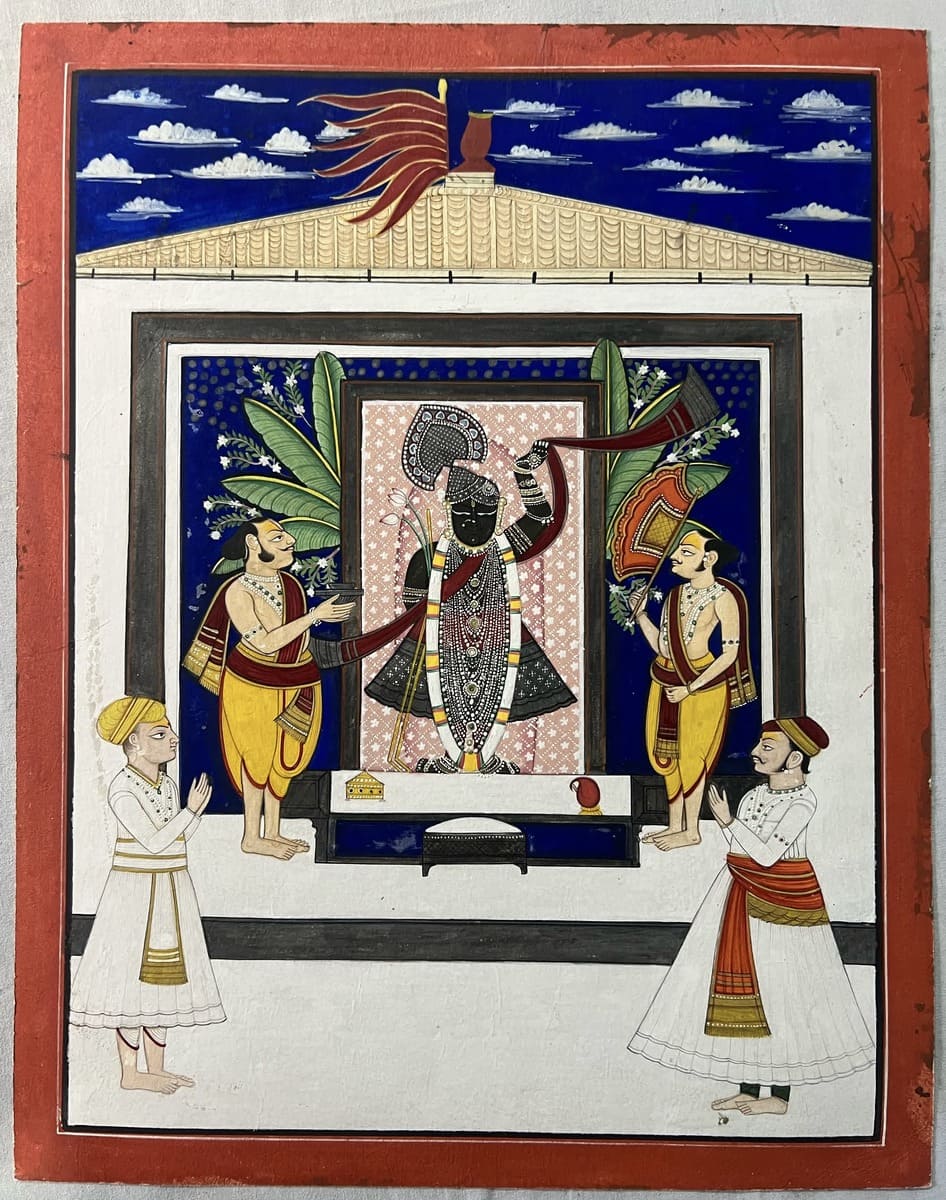 Miniature Rajbhog Aarti