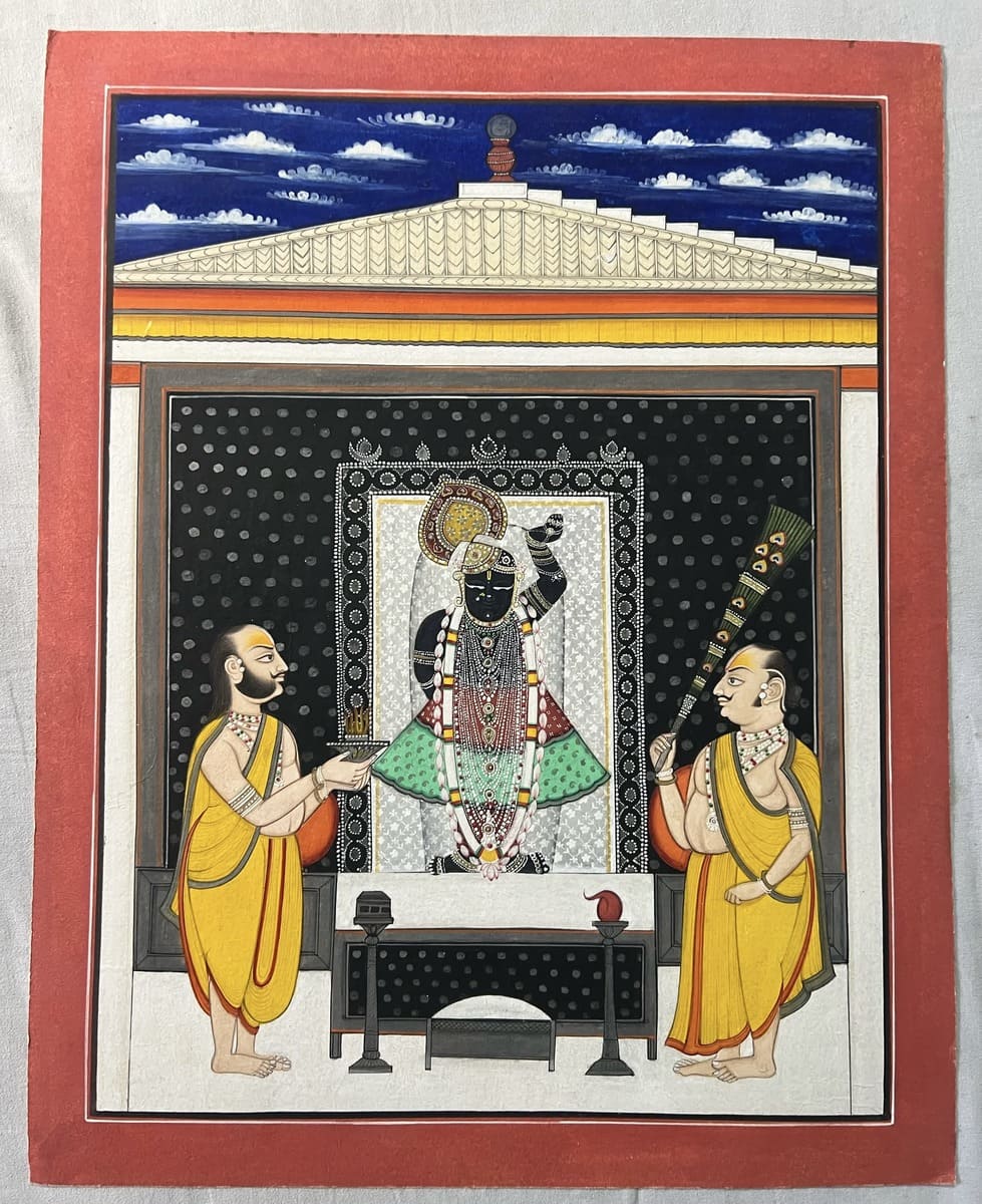 Miniature Rajbhog Aarti